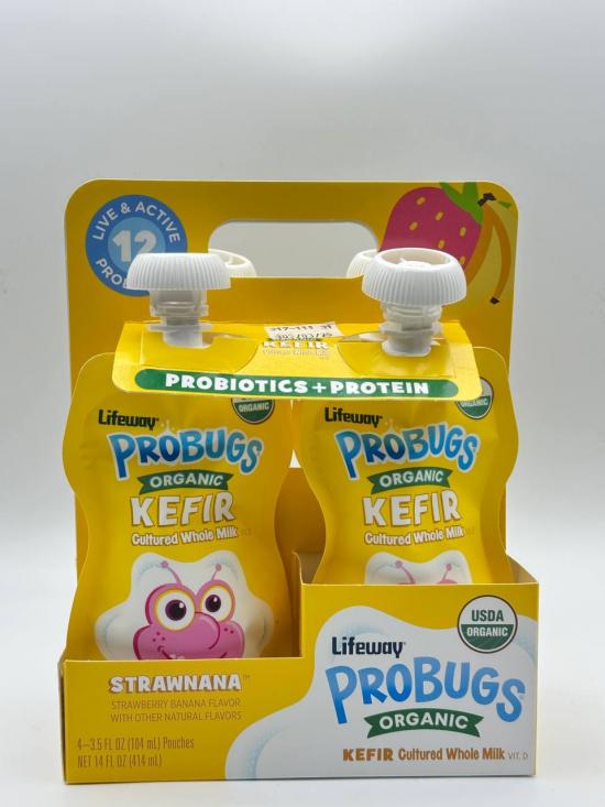 LIFEWAY Probugs Organic Kefir with Banana 414ml