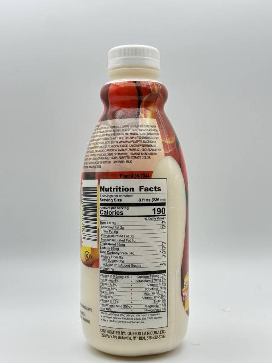 LA RICURA Peach Smoothie  946ml