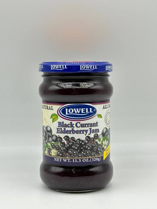LOWELL Black Currant Elderberry Lam 320g