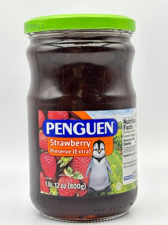 Penguen Strawberry Preser (extra) 800g