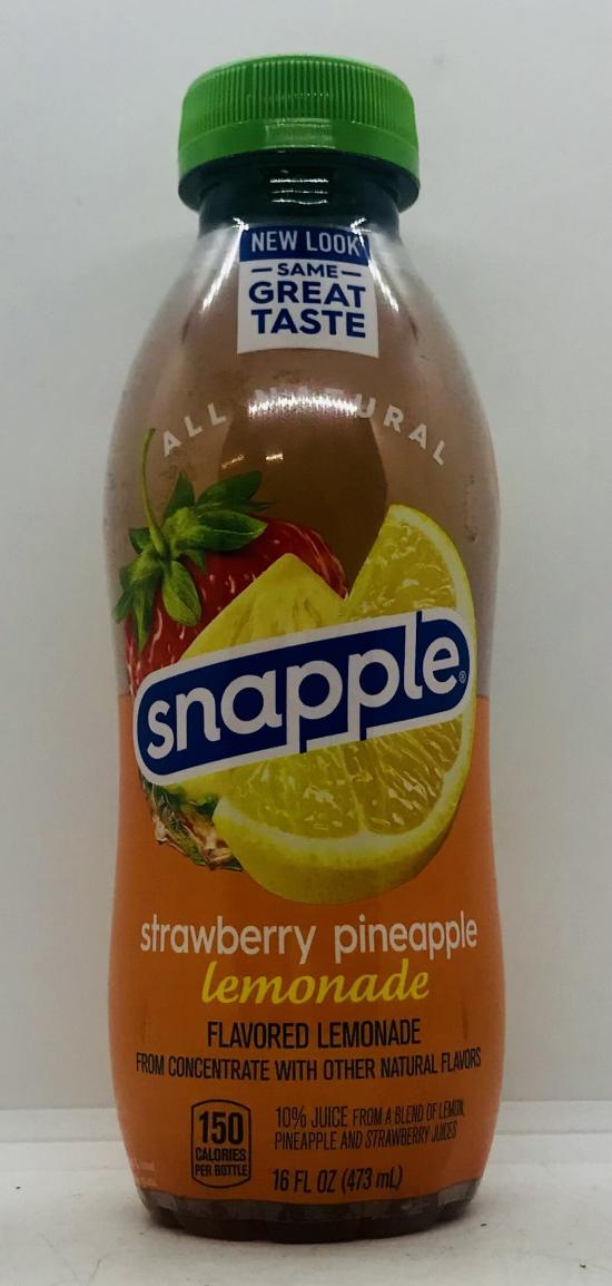 Snapple Strawberry Pineapple Lemonade 473mL.