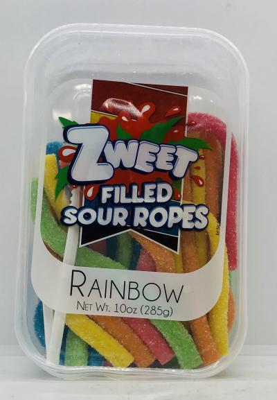 Zweet Filled Sour Ropes 285g.