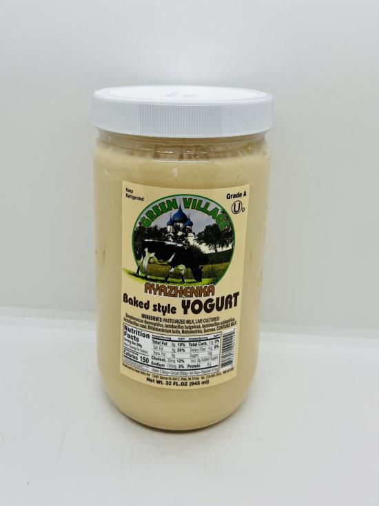 Green village Ryazhenka Yogurt (945ml)