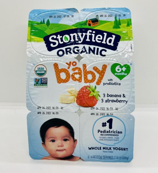 Stonyfield organic yo baby 6m.+ Yogurt