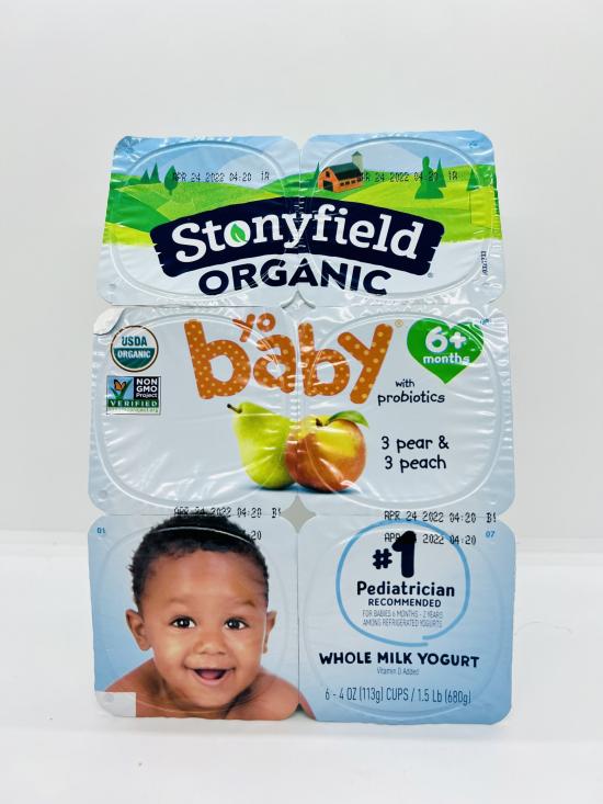 Stonyfield organic Baby Pear/peach