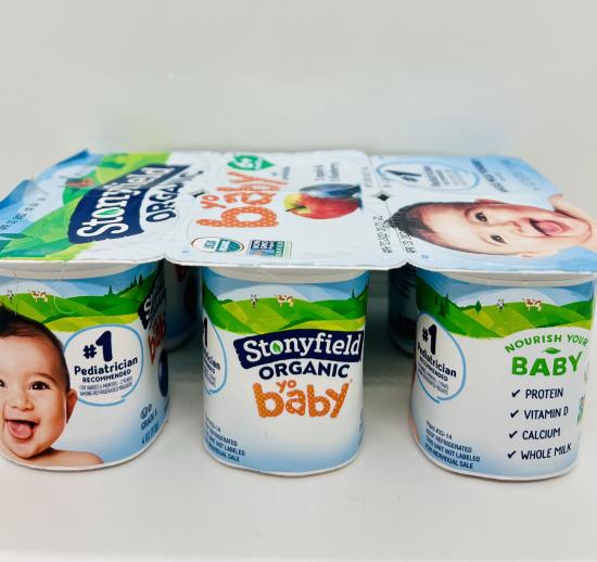 Stonyfield organic yo baby 6m.+ Yogurt apple/blueberry