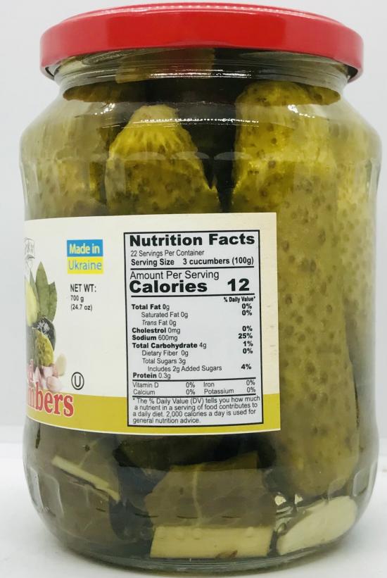 Pickled Cucumbers 700g