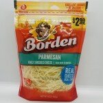 Borden Parmesan Finely Shredded cheese 142g.