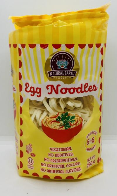 Natural earth egg noodles 250g.