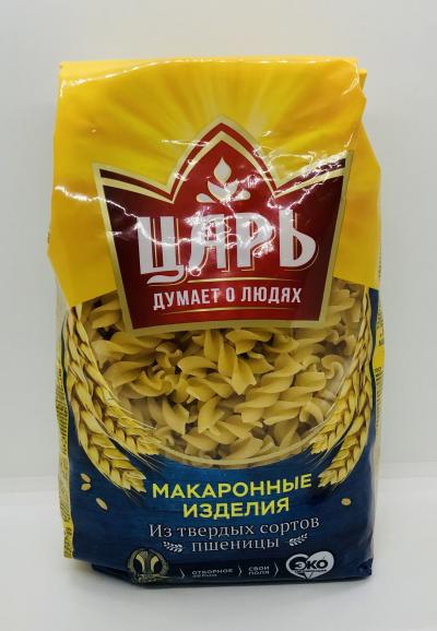 Tsar pasta "Spiralka bolshaya" 450g.