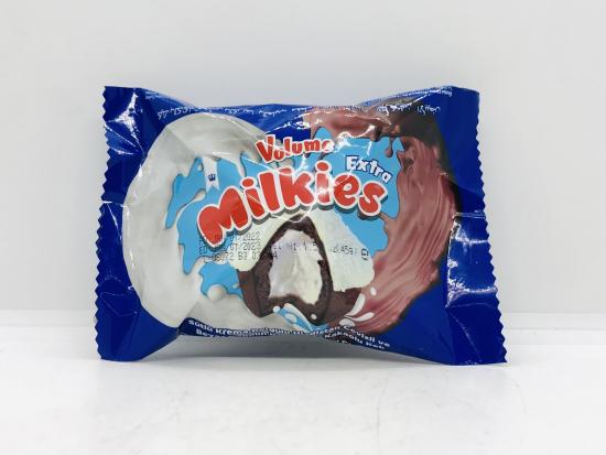 Volume Milkies Cocoa Cake with Milk Cream and White Compound Chocolate Coated 45g