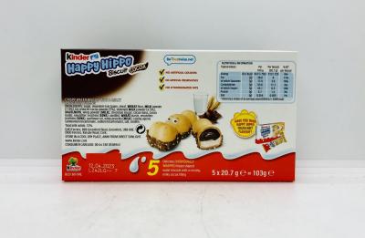 Kinder Happy Hippo Biscuit Cocoa 103g