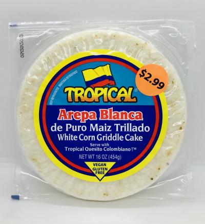 Tropical Arepa Blanca