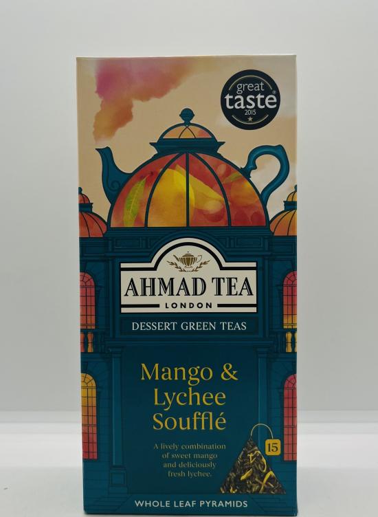 Ahmad Tea Mango & Lychee Souffle Pyramids 30g