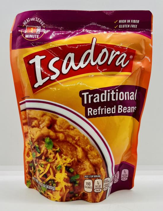 Isadora Traditional Refried Beans 430g.