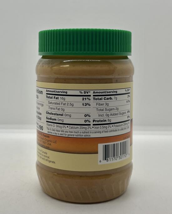 Peanut Butter Natural Smooth 510g