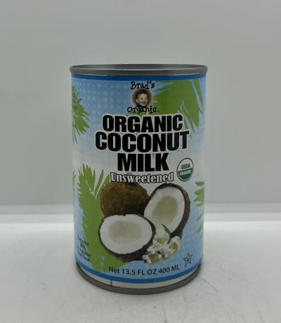 Brad's Organic Coconut Milk Unsweetened 400ml