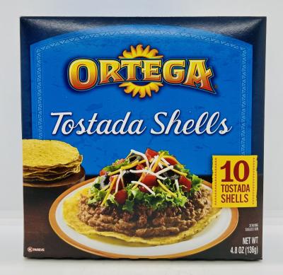 Ortega Tostada Shells 136g.