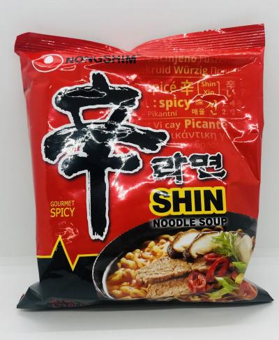 Nongshim shin noodle soup 120g.