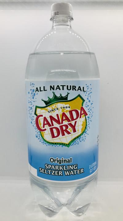 Canada Dry Original sparkling seltzer water 2L.