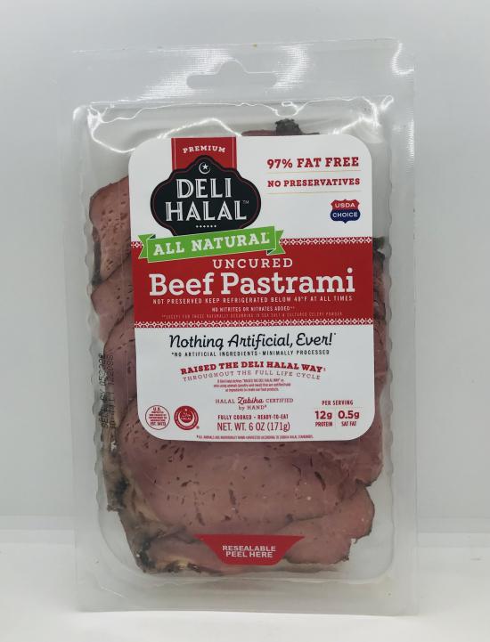 Deli Halal Beef Pastrami