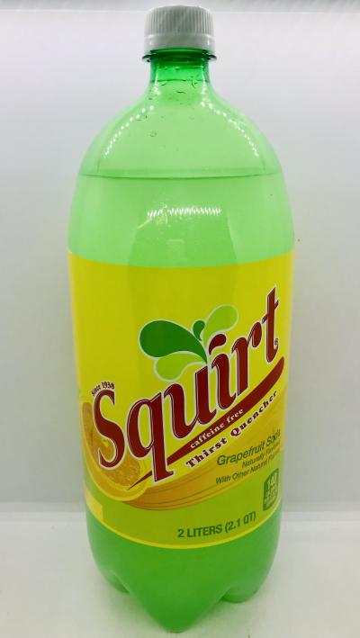 Squirt grapefruit soda 2L.