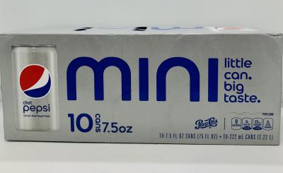 Pepsi diet mini 222mL.