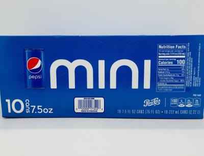 Pepsi mini 222mL.