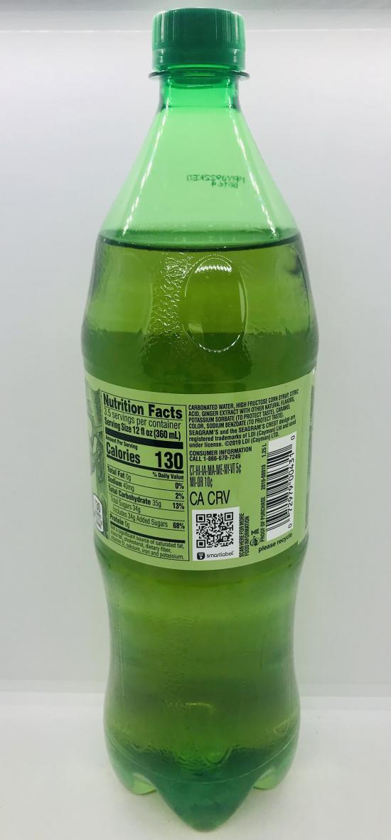 Seagram's Ginger Ale 1.25L.