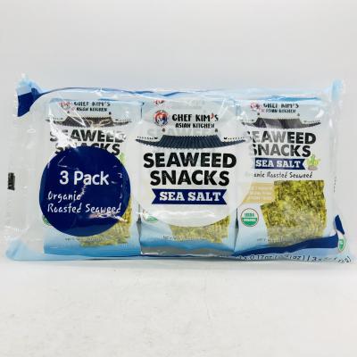 Chef Kim's Seaweed Snack Sea Salt 3 PC15g