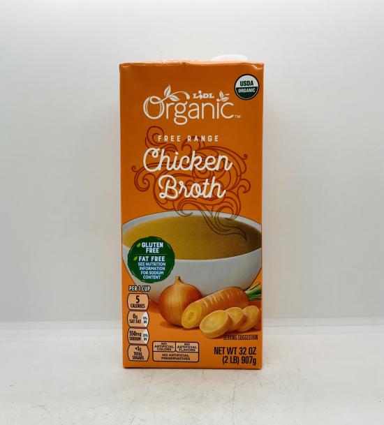 Lidl Chicken Broth Organic 907g