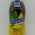 Snapple mango tea 473mL.