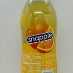 Snapple orangeade juice 473mL.