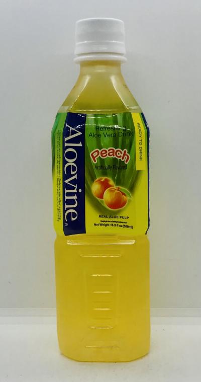 Aloevine Peach 500mL.