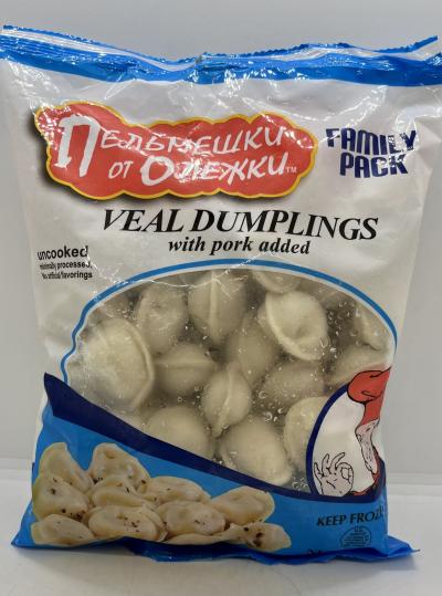 Pelmeshki ot Olejki  Veal Dumplings With Pork Added 907g