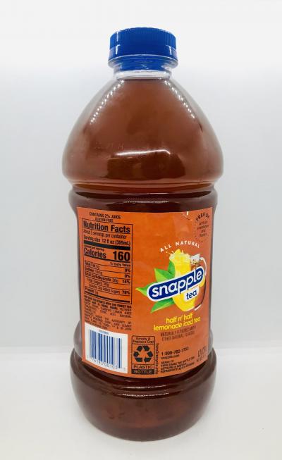 Snapple half n' half lemonade iced tea 1.89L.