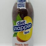 Snapple Diet Peach Tea 473mL.