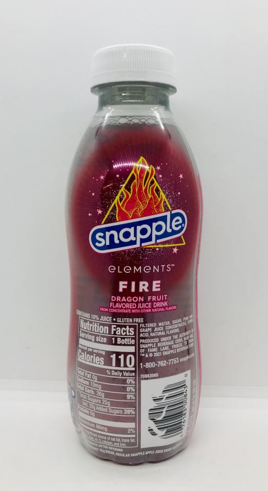 Snapple Fire Elements 470mL.