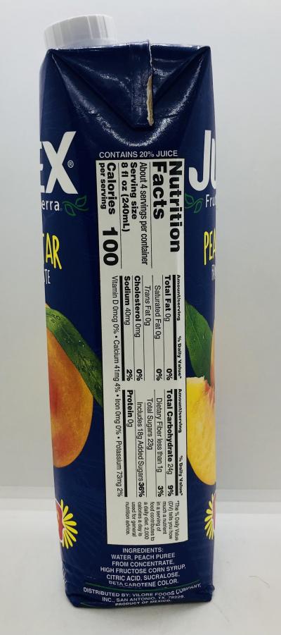 Jumex Peach Nectar 1L.