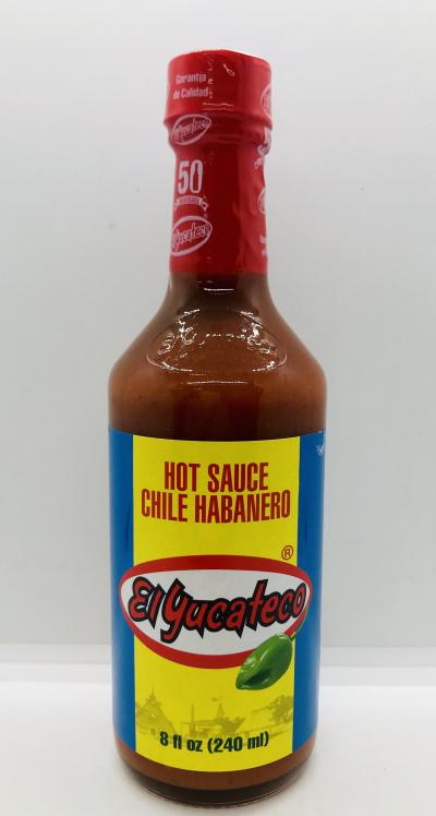 El Yucateco Green Hot Sauce 240mL.