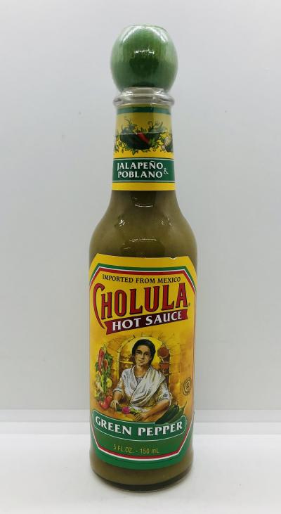 Cholula Hot Sauce Green Pepper 150mL.