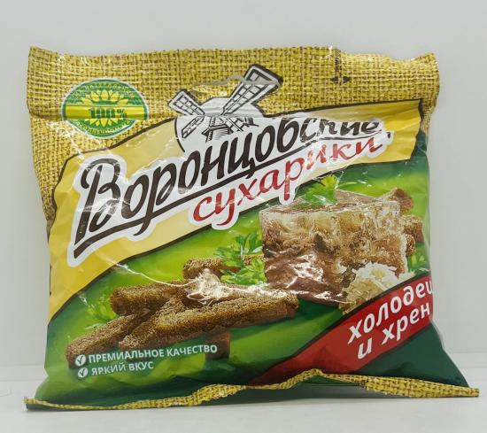 Vorontsovskiye Suxariki Xolodets & Xren 80g.