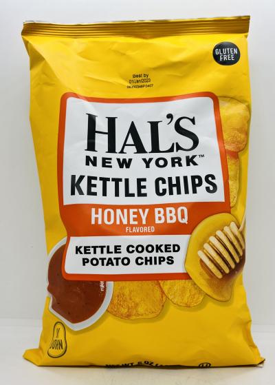 Hal's Honey BBQ Kettle Chips 141g.