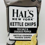 Hal's Sea Salt & Cracked Pepper Chips 141g.