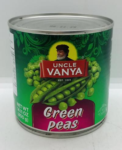 Uncle Vanya Green Peas 400g.