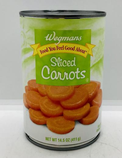 Wegmans Sliced Carrot 411g.