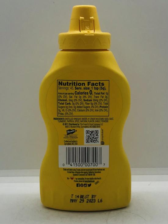 French'S Mustard 396G