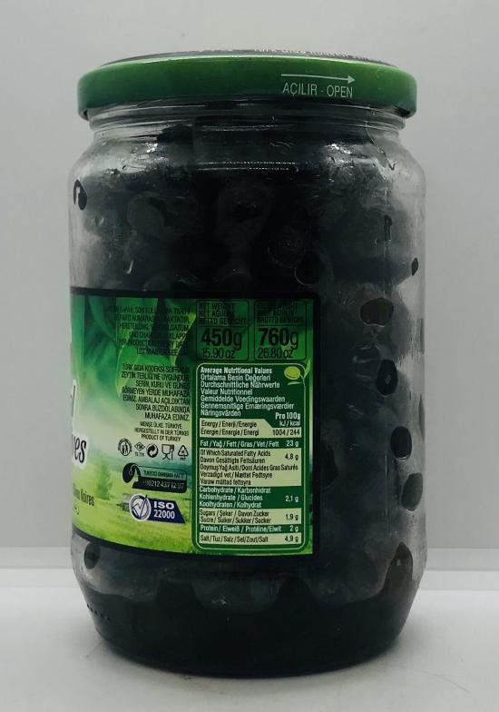 Ikram Black Olives 760g.