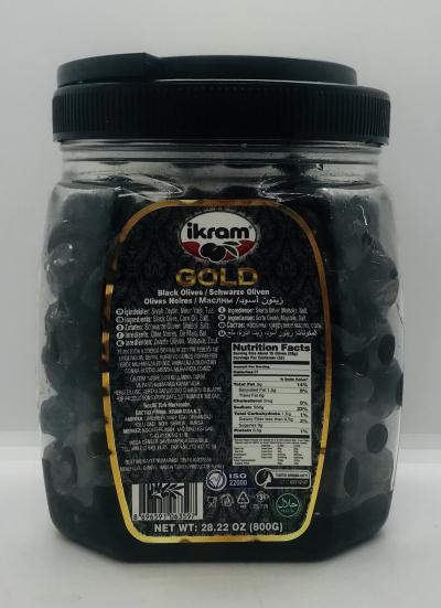 Ikram Cold Black Olives 800g.