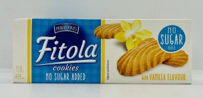 Fitola Cookies w. Vanilla Flavor 130g.